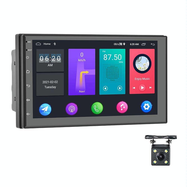 7 Inch Android Wifi Car Navigation Reversing Video Player 2 + 32G 4Lights Camera Rear View Monitors/Cams & Kits