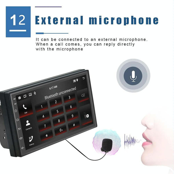 7 Inch Android Wifi Car Navigation Reversing Video Player 2 + 32G 4Lights Camera Rear View Monitors/Cams & Kits