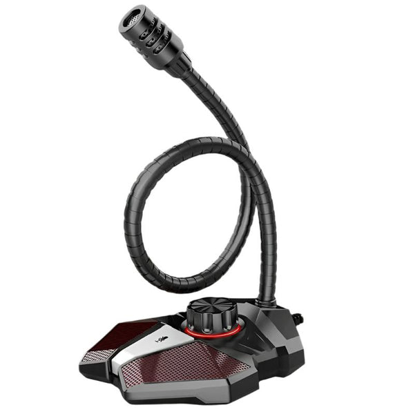 Flexible Gaming Mic With Built In Sound Card Jk Omni Directional Usb Microphones