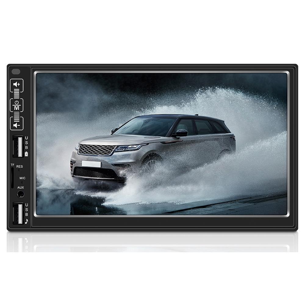 7 Inch Car Mp5 Player With Bluetooth / Fm Remote 4 Led Camera Video In Dash Units W/O Gps