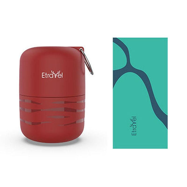 Double Sided Quick Drying Fleece Bath Towel Small Red Towels & Washcloths