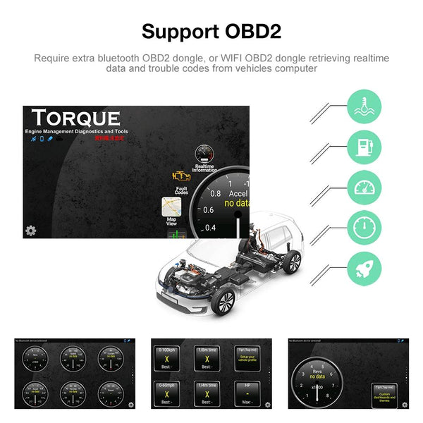 9.7 Inch Vertical Screen Android Car Mp5 Player With Hd 2.5D Glass + 4 Lights Camera Video In Dash Units W/O Gps