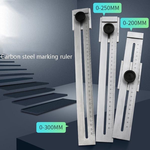 Woodworking Scribing Ruler 0 250Mm Measuring Tapes & Rulers