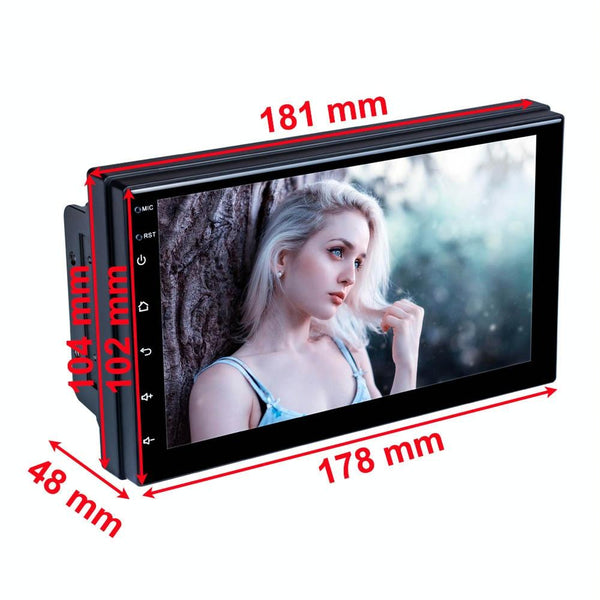 7 Inch Carplay Mp5 Player + 4 Light Camera C7001 Car Audio In Dash Units