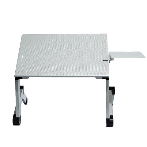 Folding Laptop Desk With Mouse Board Silver Laptop Desks
