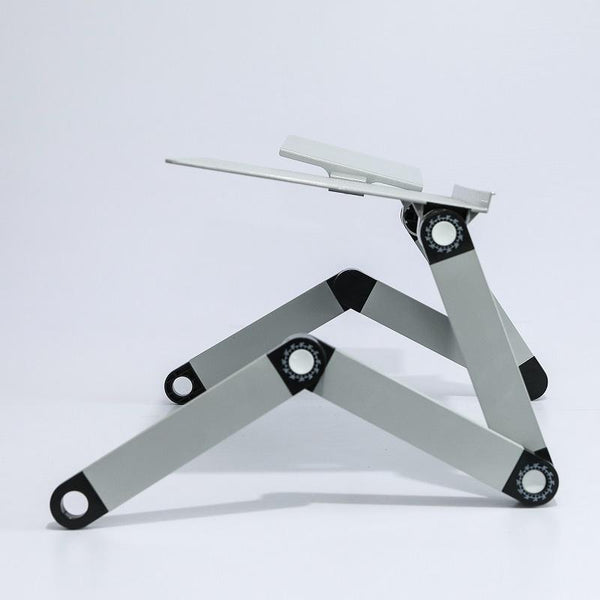 Folding Laptop Desk With Mouse Board Silver Laptop Desks