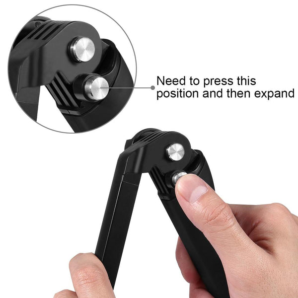 Foldable 3 Way Tripod Selfie Stick For Action Cameras 20 58Cm Length Selfie Lights