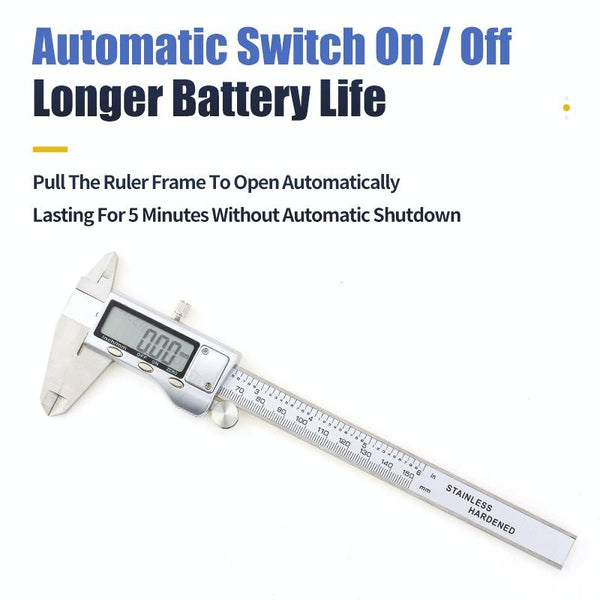 Digital Vernier Caliper 0 150Mm Lcd Display Vernier Calipers