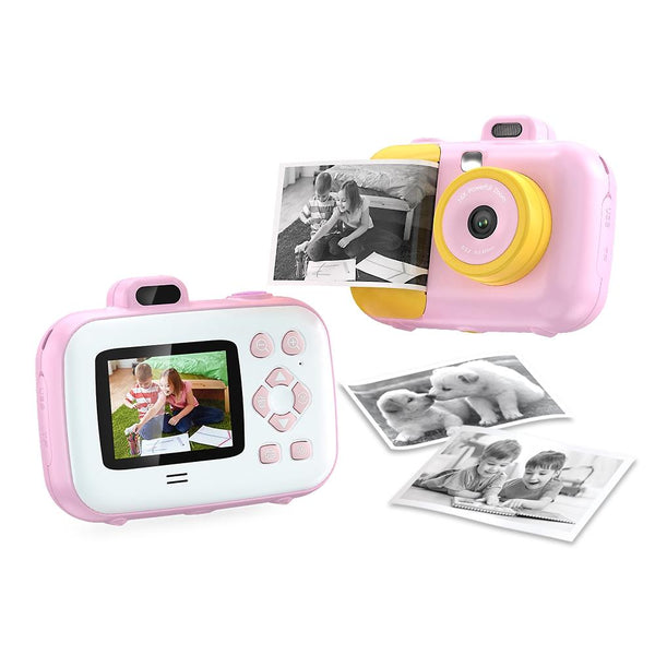 Smart Kids Thermal Camera With Printing Paper 2.4 Blue Focus_Blue Yellow Digital Cameras