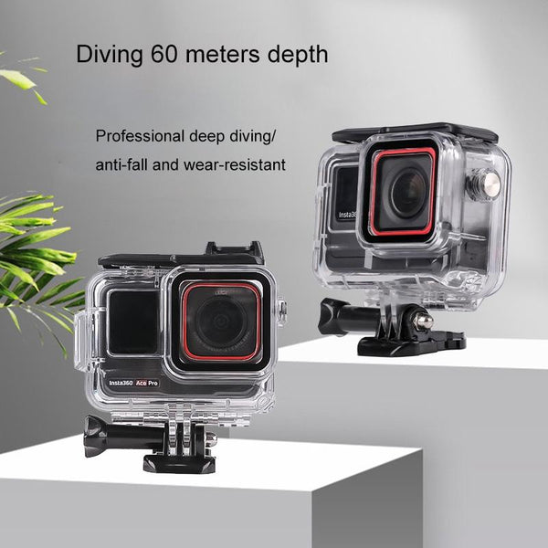 Waterproof Housing For Insta360 Ace Pro 60M Depth Camera Cases Bags & Covers