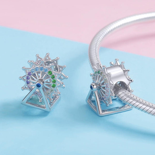 925 Sterling Silver Beaded Bracelet Diy Accessories Charms & Pendants