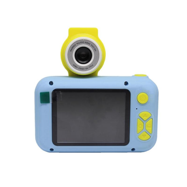 Reversible Mini High Definition Child Camera With Blue Lens For Audio And Video Digital Cameras