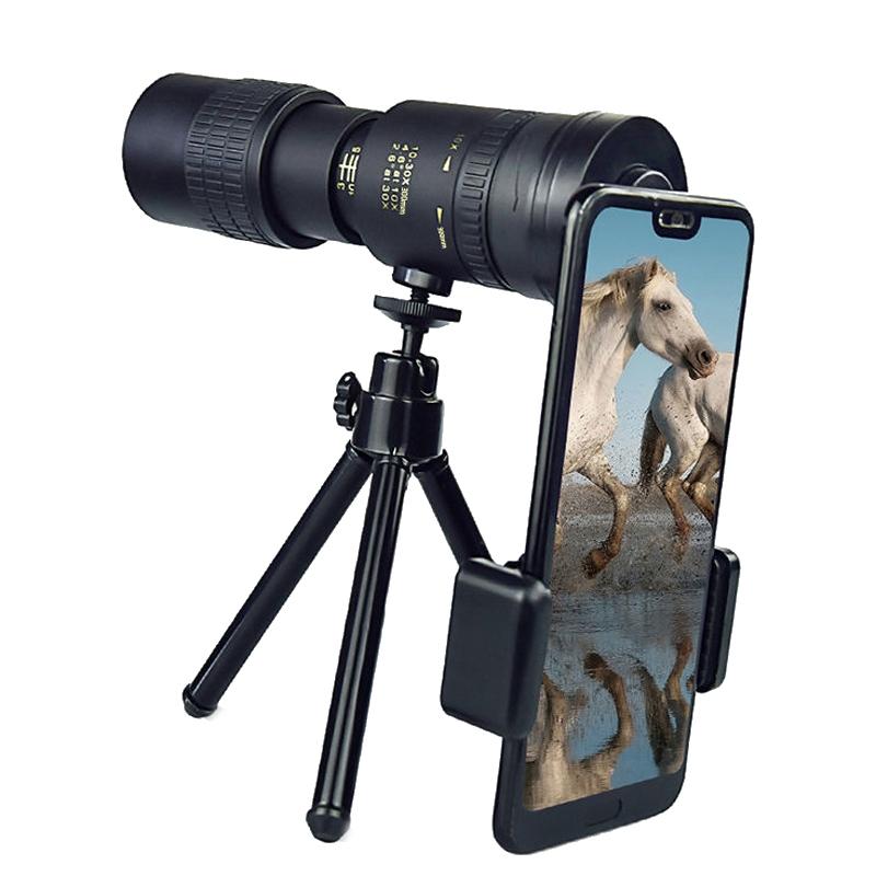 High Definition Monocular Telescope With Photo Holder & Tripod 10 300X40 Telescopes