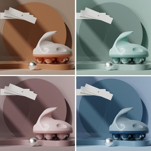 Green Steel Ball Abdominal Massager For Calf Muscles Massagers