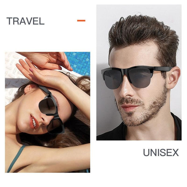 Bluetooth 5.3 Smart Sunglasses With Wireless Headset And Anti Glare Protection Headsets