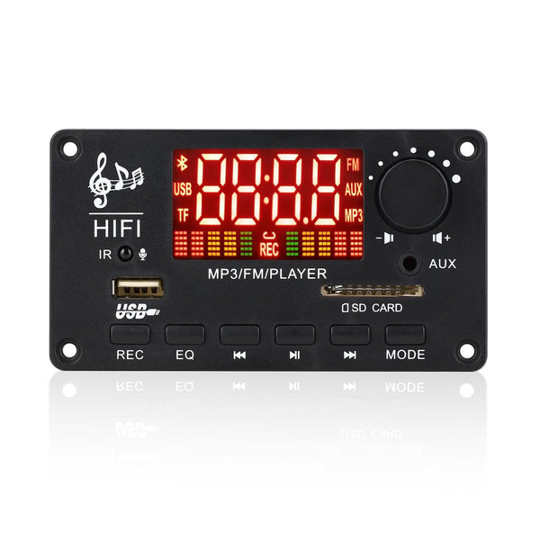 12V 50W Bluetooth Decoding Board For Fm / Call Recording Black Development Kits & Boards