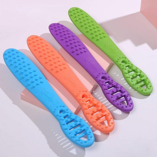 Silicone Health Meridian Massage Fitness Massager Random Colour 35Cm Second Gen Massagers