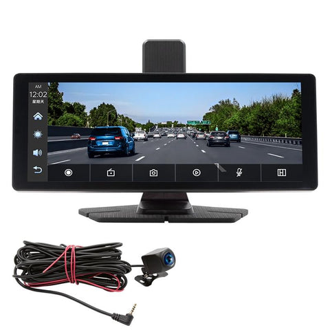 Car Bluetooth Dvr Monitor Supports Carplay Android Auto Display Camera Rear View Monitors/Cams & Kits