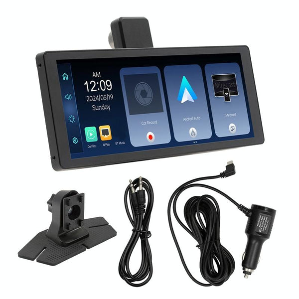 Car Bluetooth Dvr Monitor Supports Carplay Android Auto Display Camera Rear View Monitors/Cams & Kits