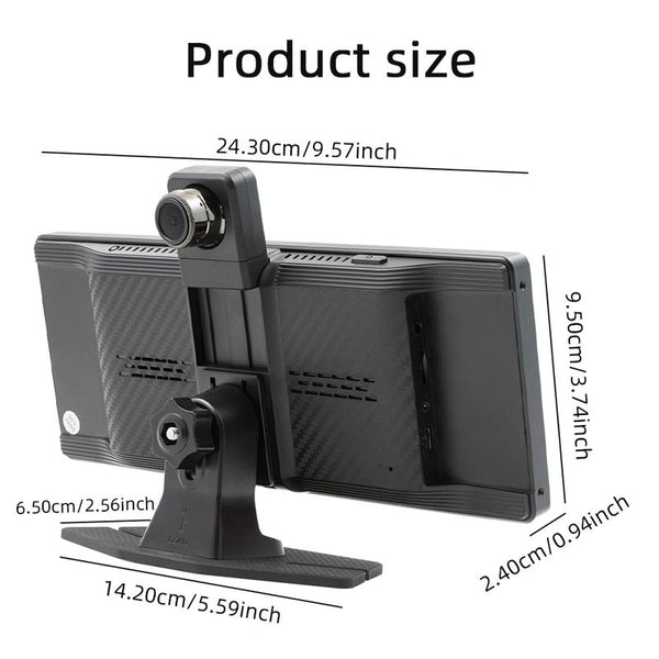 Car Bluetooth Dvr Monitor Supports Carplay Android Auto Display Camera Rear View Monitors/Cams & Kits