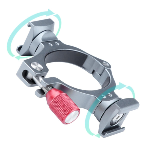 Extension Bracket With Dual Cold Shoe For Dji Om4 And Mobile 3 Stabiliser Other Camera & Photo Accs