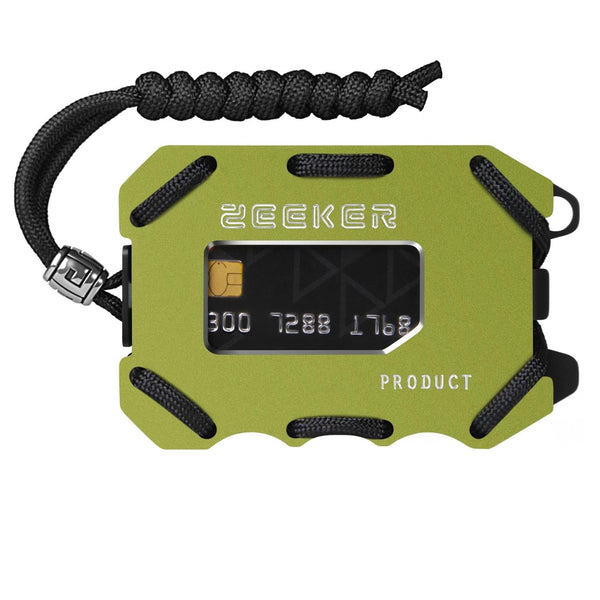 Rfid Metal Card Holder With Bottle Opener Green Business Card Holders