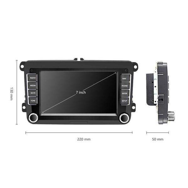 7 Inch Android Car Navigation Player For Volkswagen 2 + 32G Wireless Carplay 4Lights Camera Car Audio In Dash Units