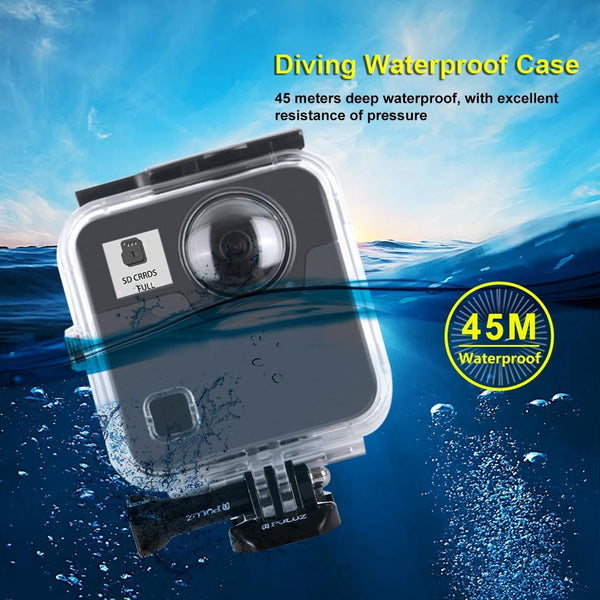 Waterproof Diving Case For Gopro Fusion 45M Depth Underwater Cases & Housings