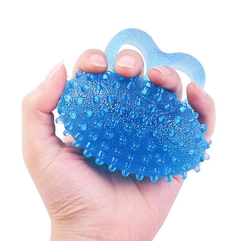 2 Piece Tpr Grip Ball For Stroke Rehabilitation & Massage Fits Two Fingers Massagers
