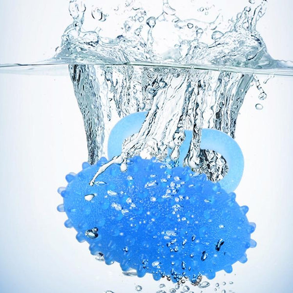 2 Piece Tpr Grip Ball For Stroke Rehabilitation & Massage Fits Two Fingers Massagers