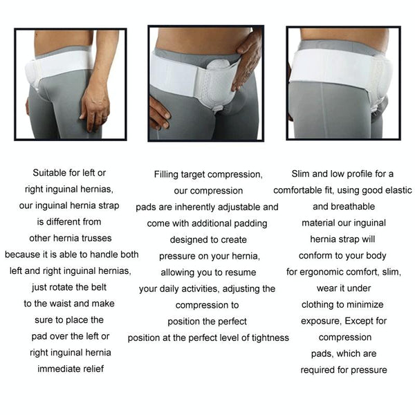 Groin Protection Belt For Adults Black Support & Protective Gear