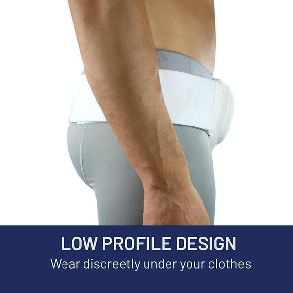 Groin Protection Belt For Adults Black Support & Protective Gear