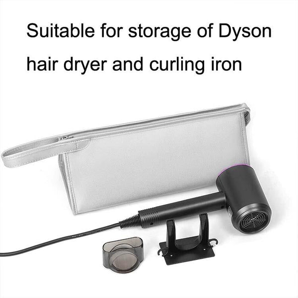 Dyson Hair Dryer Storage Package With Protective Cover And Roll Gray Hair Dryers
