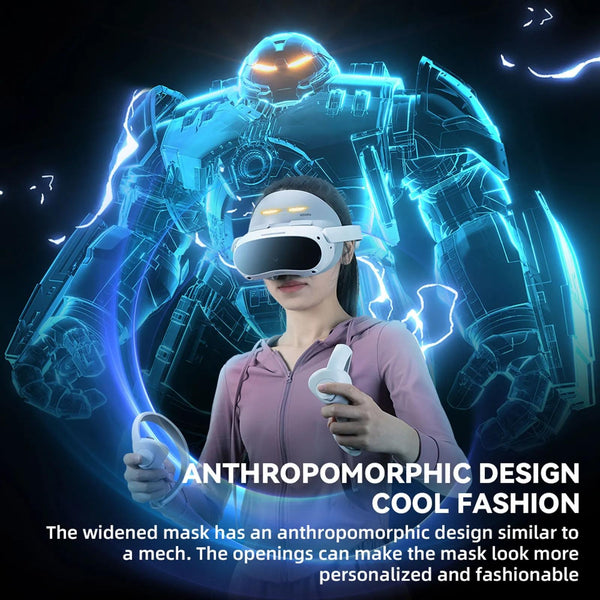 Comfortable Ice Silk Vr Face Cushion For Pico 4 Hibloks 2Pcs Pu Cotton Controllers & Attachments