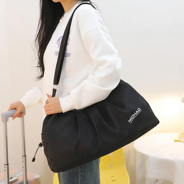 Swim Bag With Shoe Compartment Dry Wet Separation Black Dry Bags