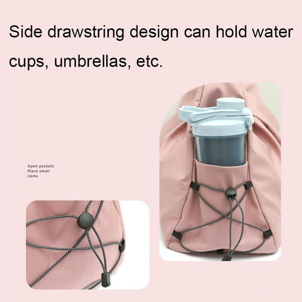 Swim Bag With Shoe Compartment Dry Wet Separation Black Dry Bags