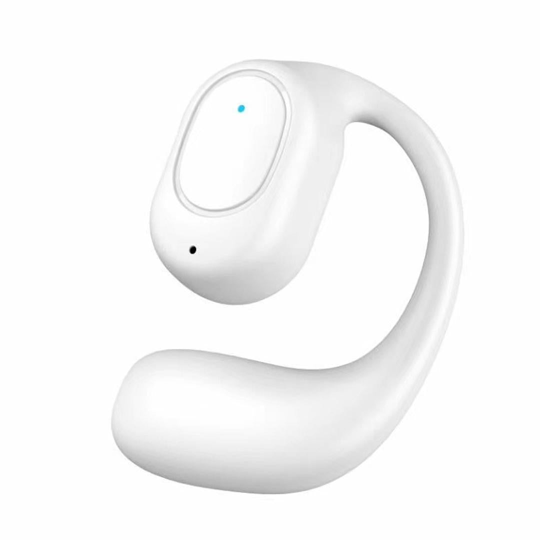 Wireless Bluetooth 5.2 Earphones With Noise Reduction Mounted Design White Without Accessories Earbuds