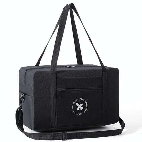 Foldable Travel Bag For Camping Hiking Small Black Other Luggage