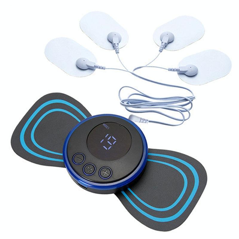 2 In 1 Remote Upgrade Jack For Sc 195B Mini Cervical Massage Stickers Ems Pulse Meridian Therapy Instrument 4 Massagers