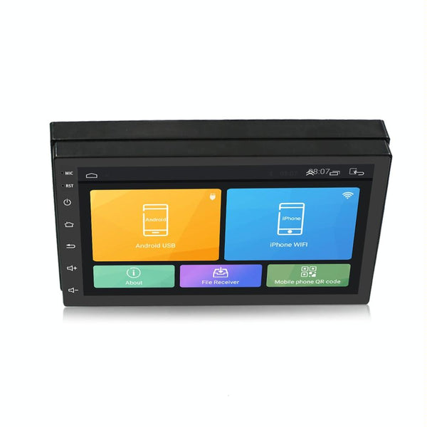 7 Inch Android Car Navigation Mp5 Player With Locator Technology Bluetooth Camera Universal Fit Video In Dash Units W/O Gps