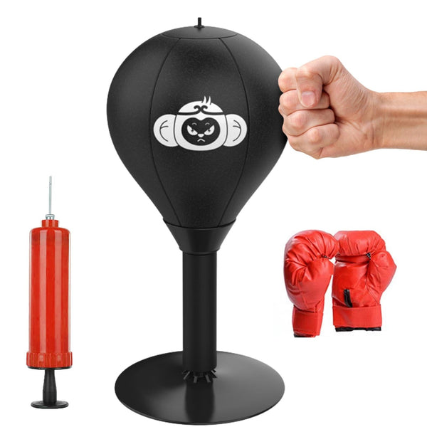 Desktop Speed Ball For Boxing Training Monkey Design + Pump Punching Bags