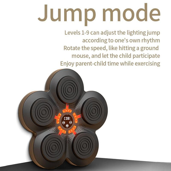 Bluetooth Music Boxing Machine With Wall Mount And Adult Gloves Kids Punching Bags