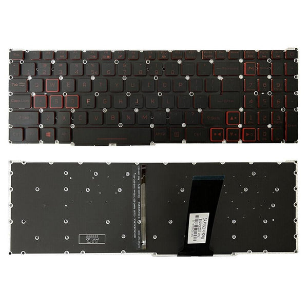 Red Backlit Laptop Keyboard Us Version For Acer Nitro 5 An515 43 Keyboards