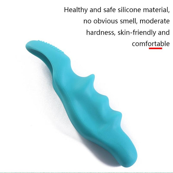Silicone Thumb Massager For Muscle Relaxation And Fascia Blue Massagers