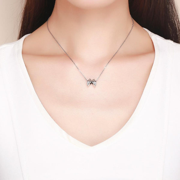 925 Sterling Silver Angel Wing Beads For Diy Bracelet Bead+Chain Style Charms & Pendants