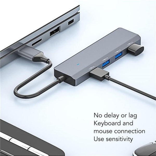 4 Port Usb3.0 Laptop Docking Station Laptop Power Adapters/Chargers