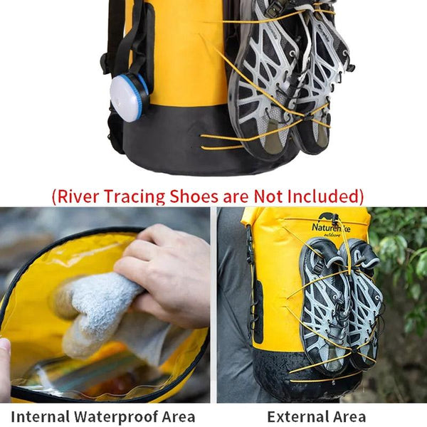Waterproof Bag For Outdoor Activities 20L Khaki Yellow Dry Bags