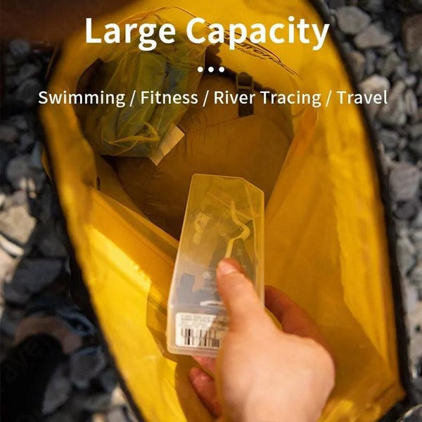 Waterproof Bag For Outdoor Activities 20L Khaki Yellow Dry Bags
