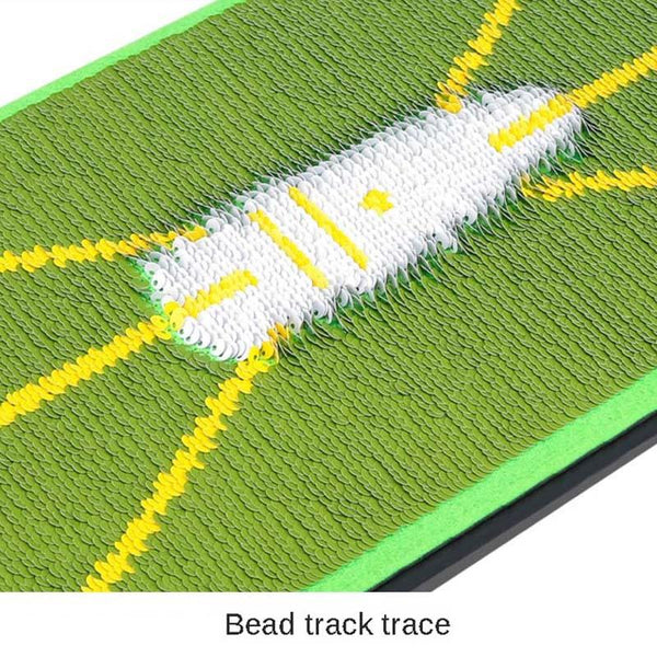 Golf Batting Pad Swing Practitioner Beads Training Cushion No Balls Swing Trainers