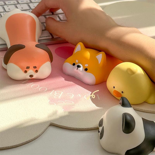 Memory Foam Mouse Pad With Cute Puppy Pattern Mouse Pads & Wrist Rests